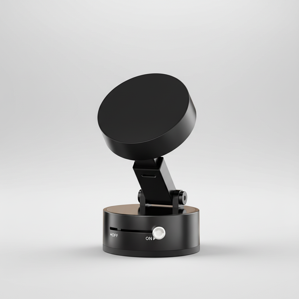 Elegant svart vakuum-magnetisk hållare